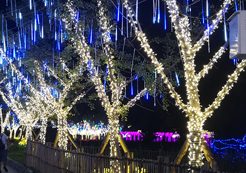 不一样的城市名片,蓝色夜景点亮沧州-多寶游戏照明